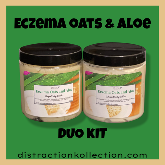 Eczema Oatmeal and Aloe Sugar Body Care Duo